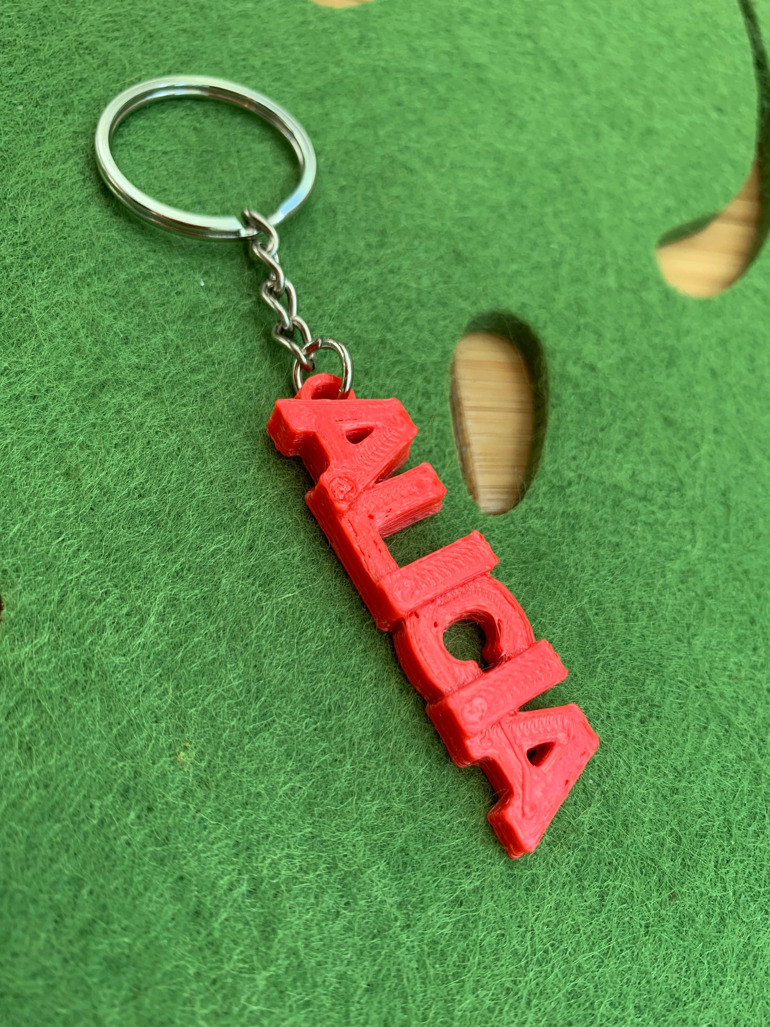 3D Printed Custom Made Personalized Keychains Key Rings Etsy