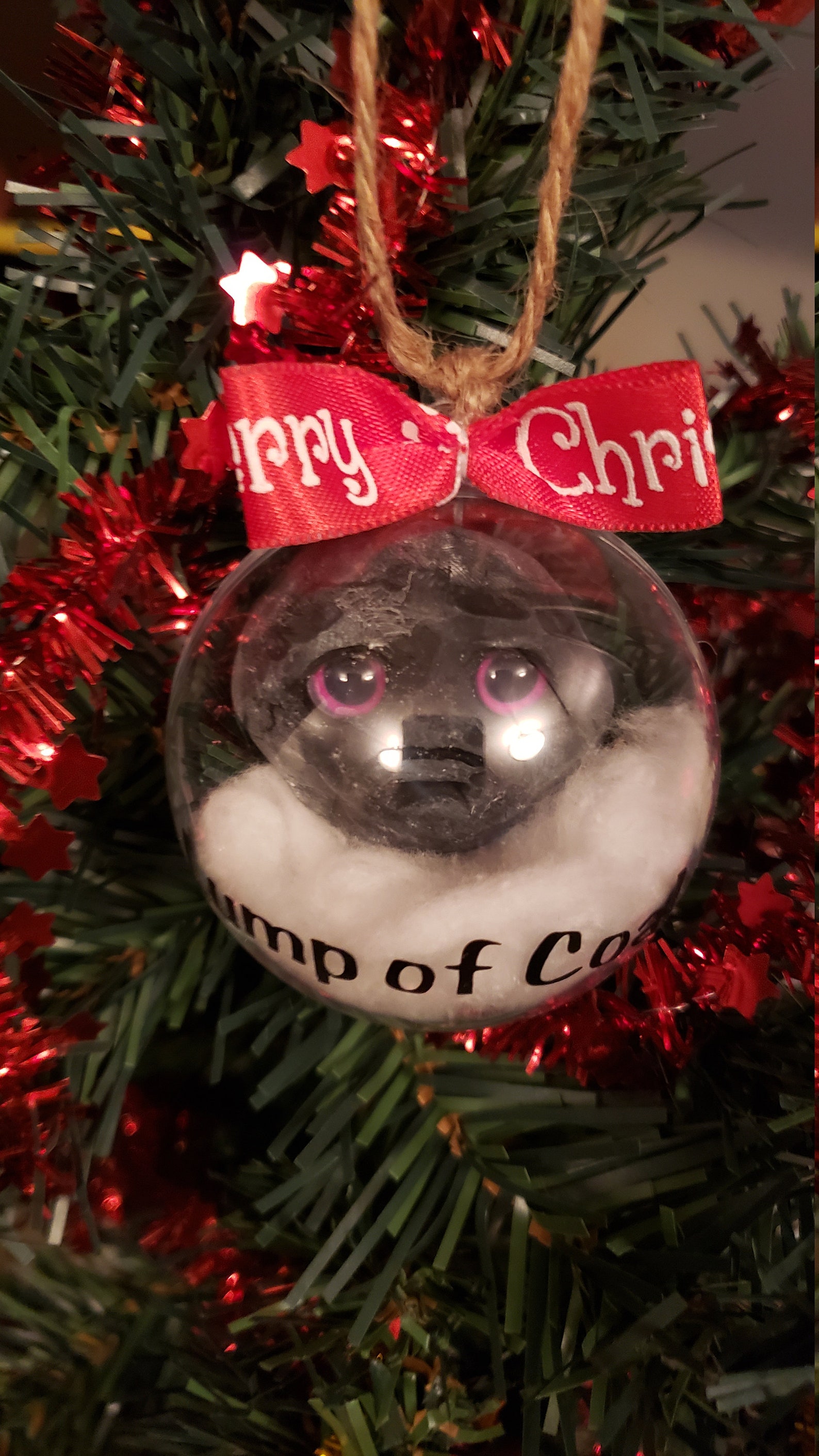 Lump Of Coal Christmas Ornament 