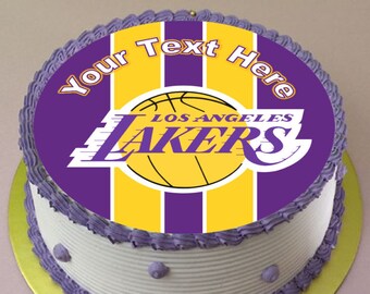 Lakers Cake Topper Etsy