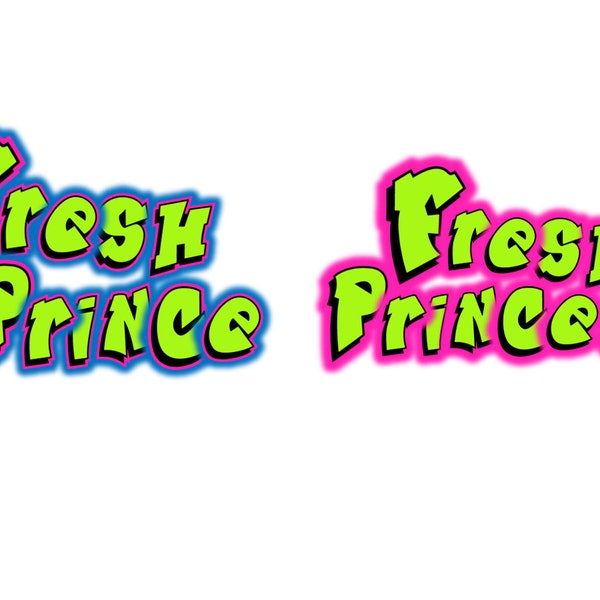 Fresh prince Edible Image Toppers. Pre-cut Contour Edible Images