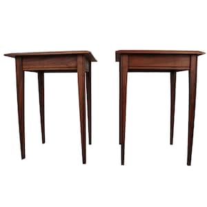 Walnut End Tables, Walnut Nightstand, Rustic End Tables, Wood End Tables, Rustic Nightstand, Small End Tables, Walnut Side Tables