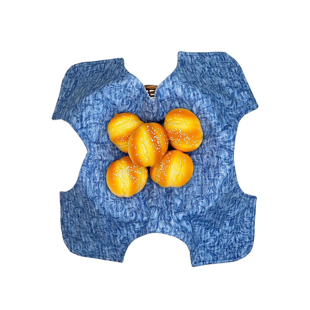 Bun Warmer Bread Basket Liner Bread Warmer Bread Basket Etsy