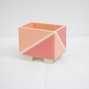 Rectangular Geometric Succulent Planter image 8