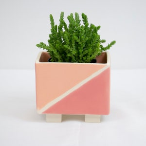 Rectangular Geometric Succulent Planter image 2