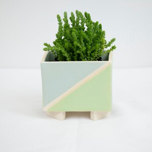 Rectangular Geometric Succulent Planter image 6