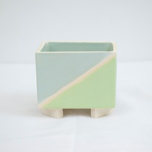 Rectangular Geometric Succulent Planter image 3