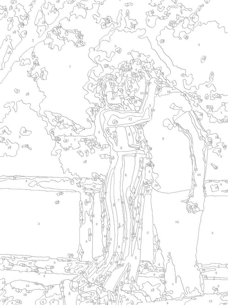 Personalized Paint by Numbers Etsy