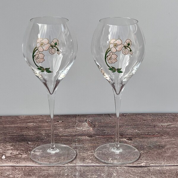 2 Perrier Jouet Belle Époque Grand Champagne Glasses, 41cl