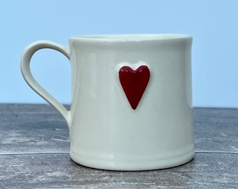 Red Heart Mug, 250ml