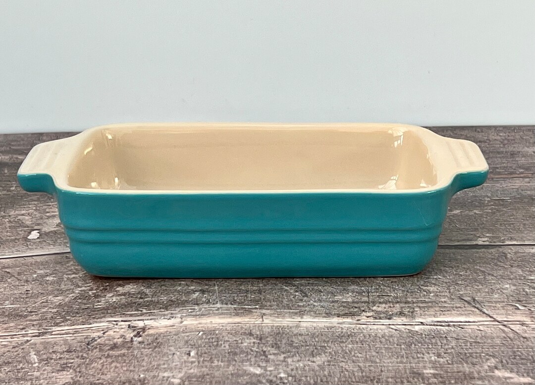 Le Creuset Small Turquoise Baking Dish 18cm X 12cm Etsy
