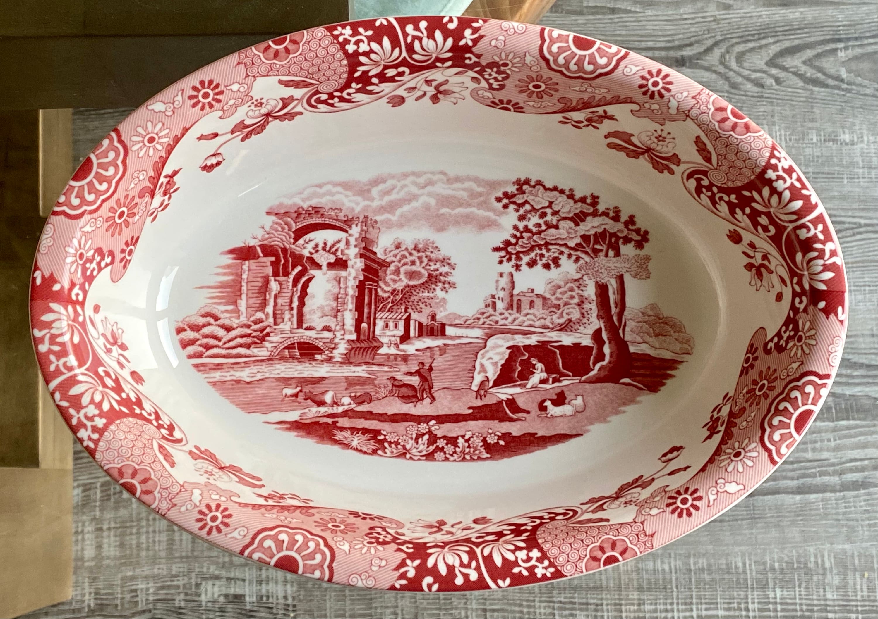 Spode Cranberry Italian Oval Baking Dish 32cm Etsy Australia