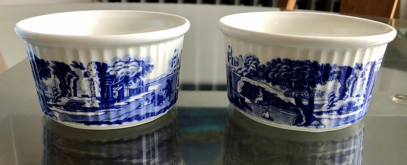 Spode Blue Italian Ramekins set of 2 Etsy UK