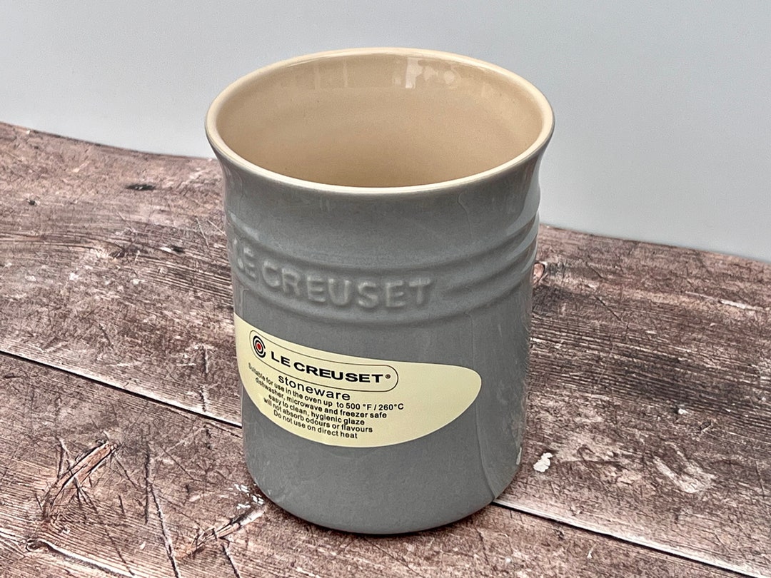 Le Creuset Grey Utensil Jar Etsy UK
