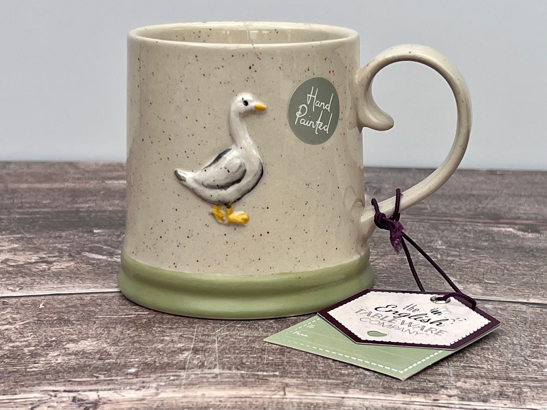 Cream Goose Mug Etsy