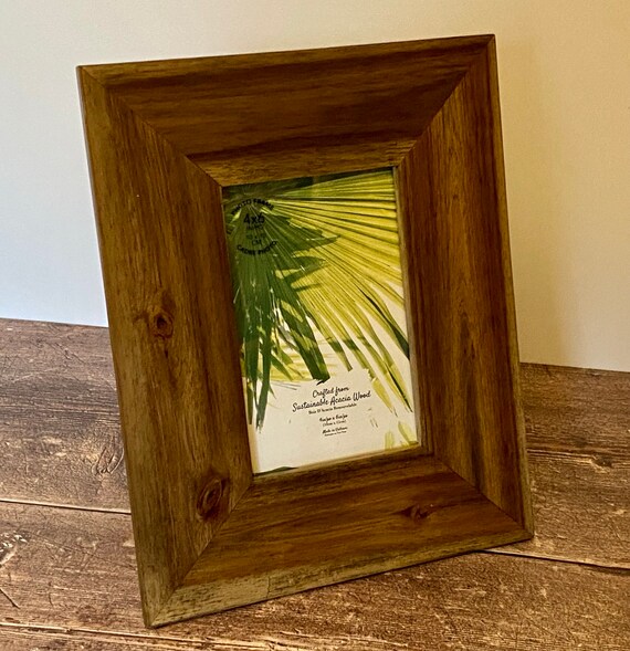 4x6 Wood Picture Frame With Tassel Detail