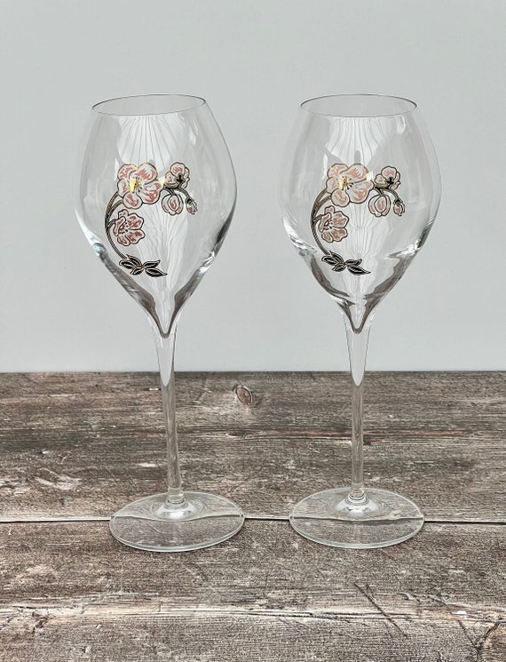 Pink Champagne Flutes  Fancy Glasses - Sister.ly Drinkware