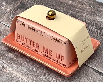 Pink ‘Butter Me Up’ Butter Dish