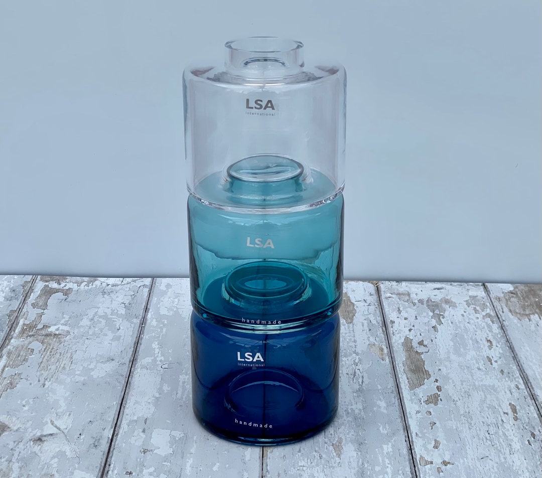 LSA International Vases, 3 Pieces Etsy