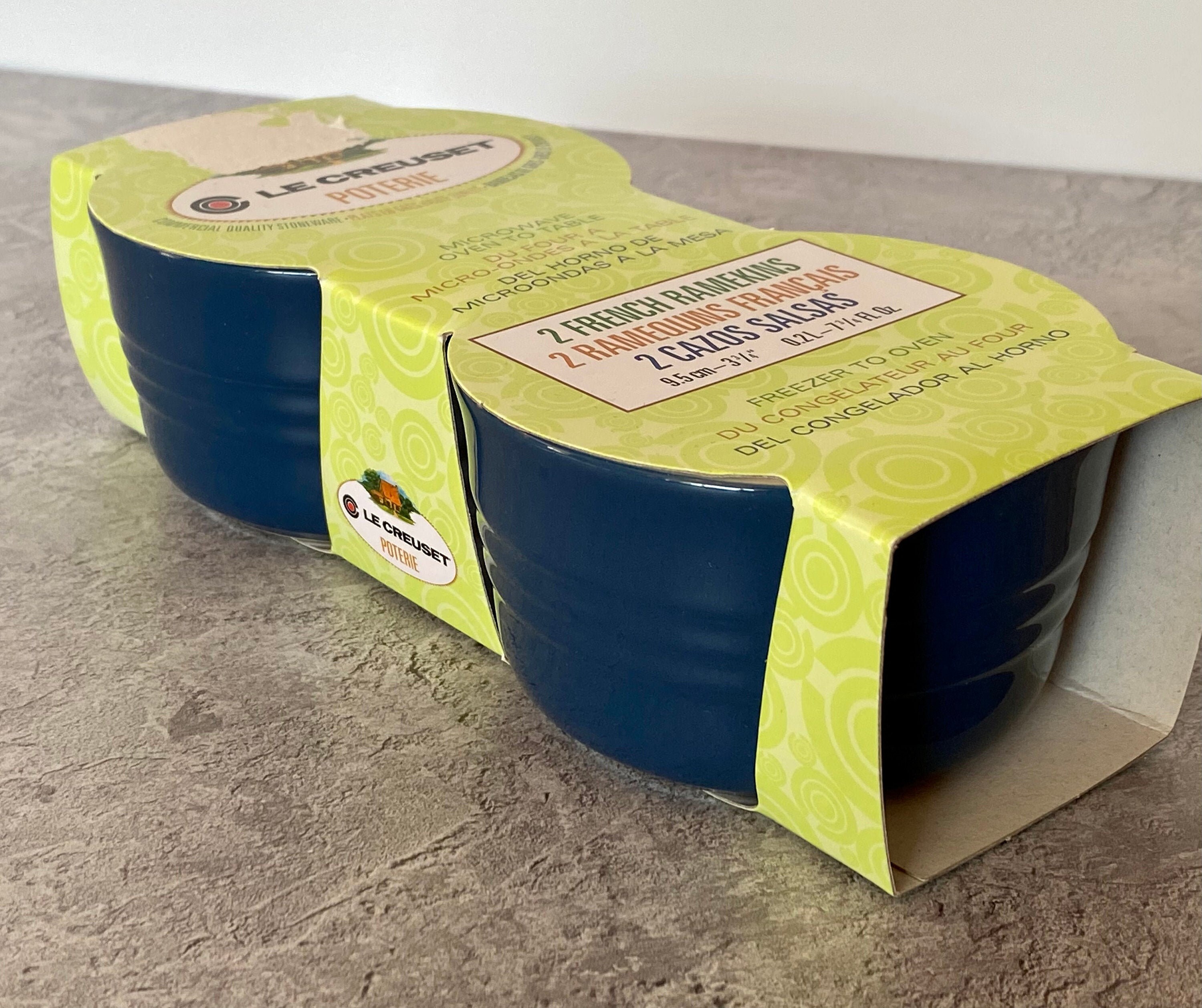 Le Creuset Blue Ramekins Etsy