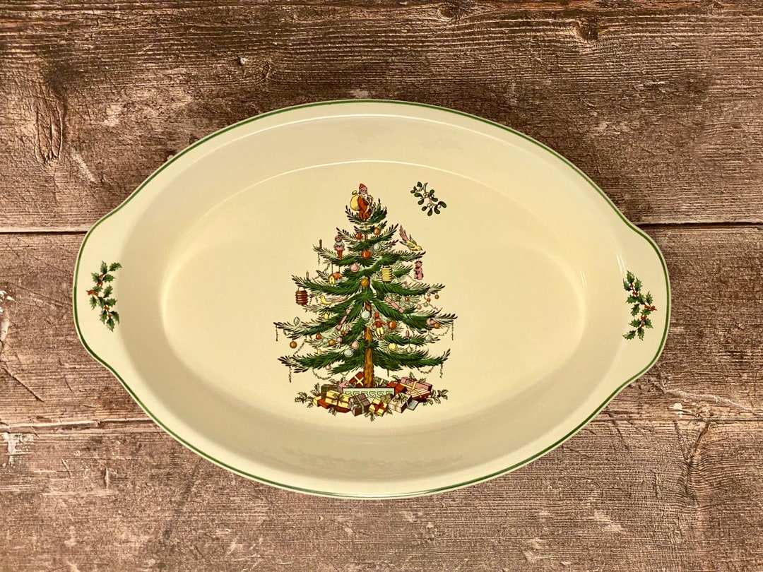 Spode Christmas Tree Au Gratin Baking Dish Etsy