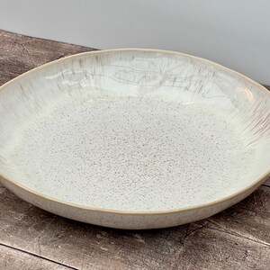 Sand Beige Design Pasta/Serving Bowl, 23cm