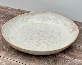 Sand Beige Design Pasta/Serving Bowl, 23cm