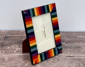 Natalini Multicoloured Photo Frame, made in Italy, 4"X 6"