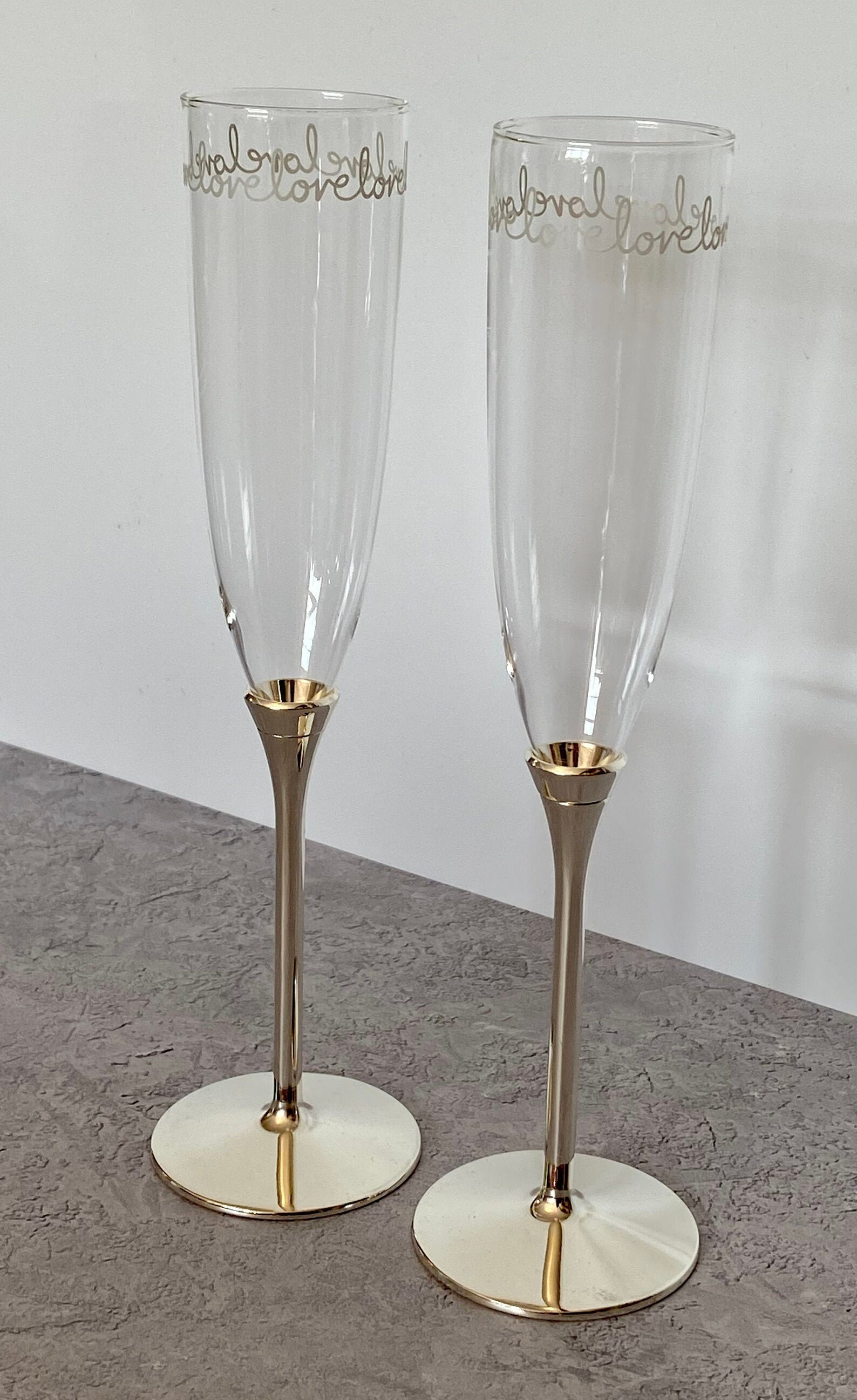 Kate Spade Toasting Champagne Flutes Etsy