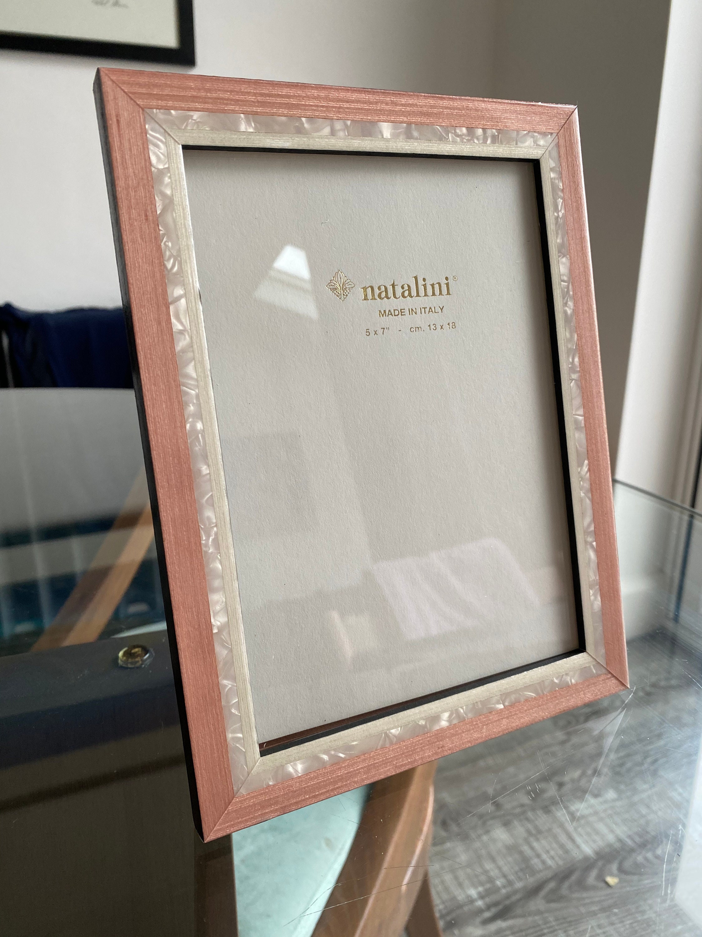Natalini Pink and Shell Photo Frame Made in Italy 5 X Etsy UK
