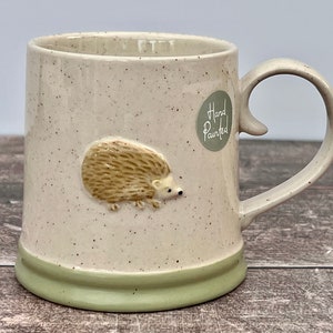 Cream Hedgehog Mug