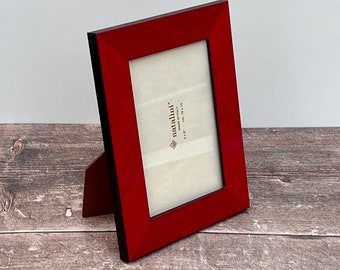 Natalini Red Photo Frame, made in Italy, 4"X 6"