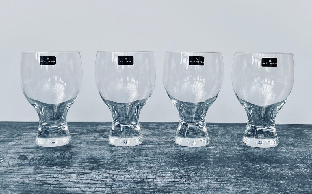 Dartington Set of 4 Gin Goblet Glasses Etsy UK