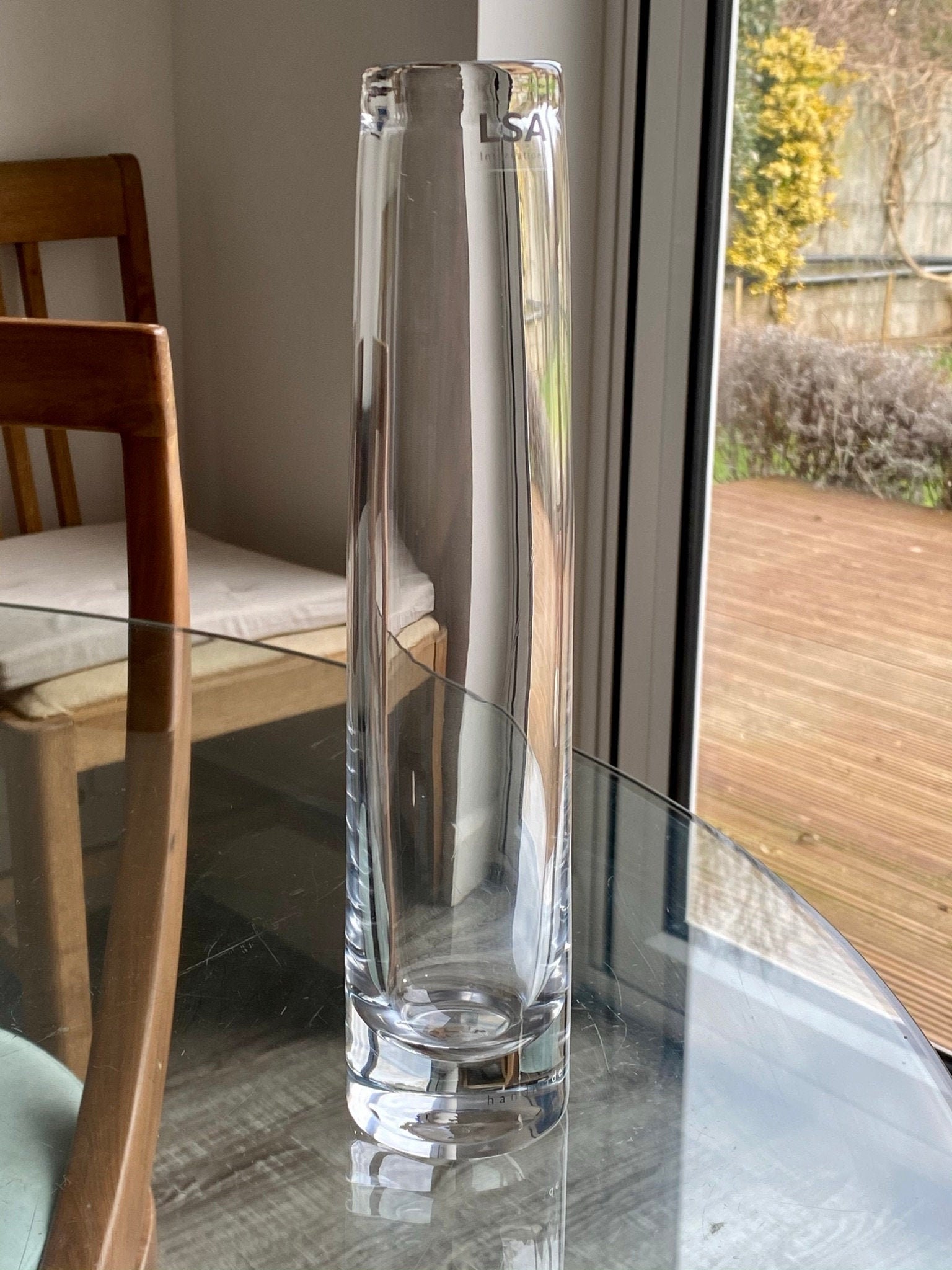 LSA Stems Glass Vase 30cm Etsy