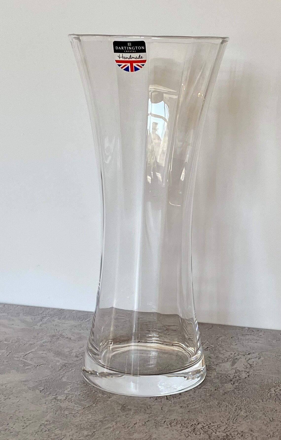 Dartington Fine Quality Crystal Vase 26cm x 11.5cm Etsy