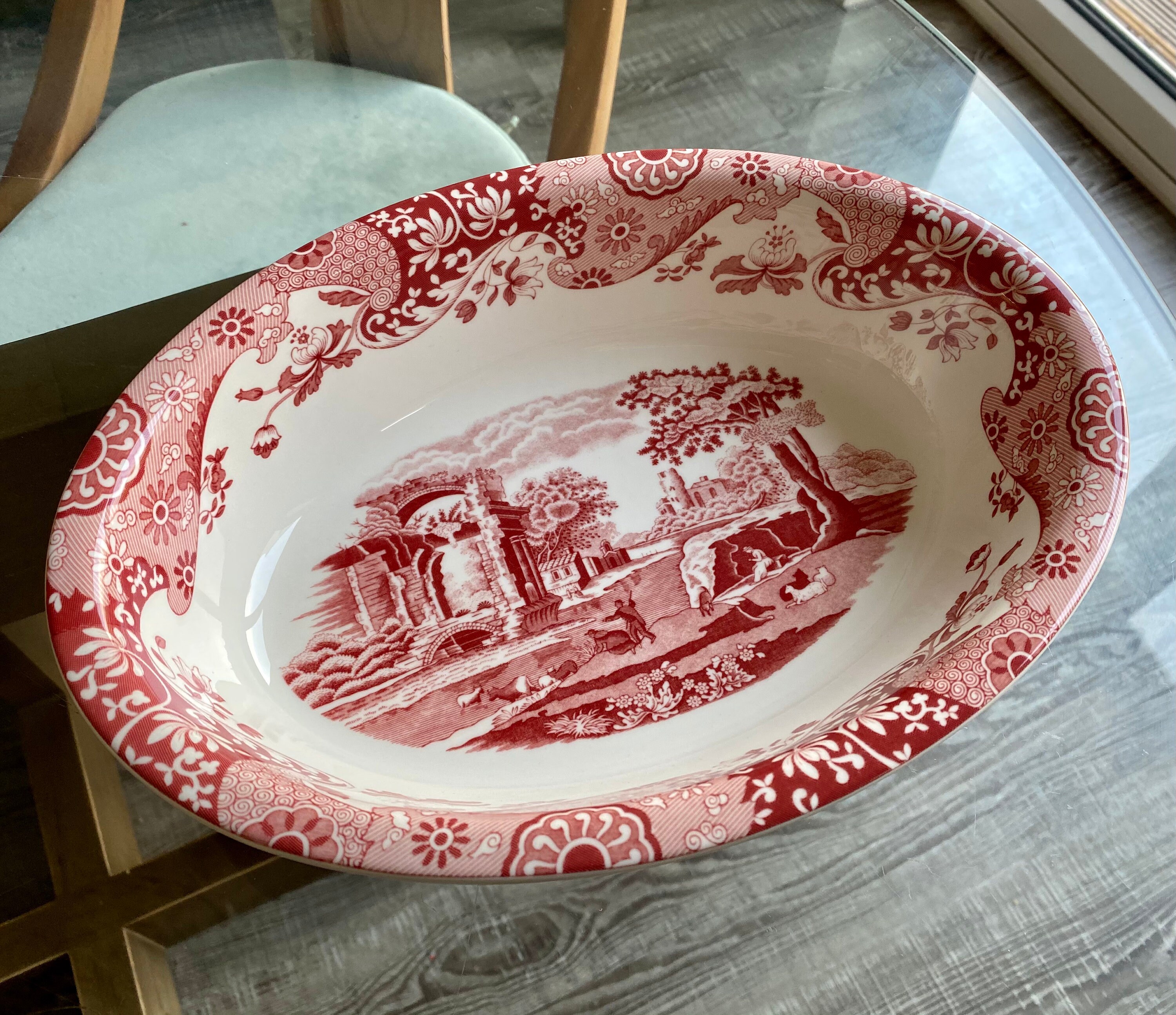 Spode Cranberry Italian Oval Baking Dish 32cm Etsy Australia