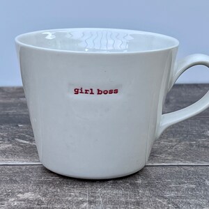 White ‘girl boss’ Mug