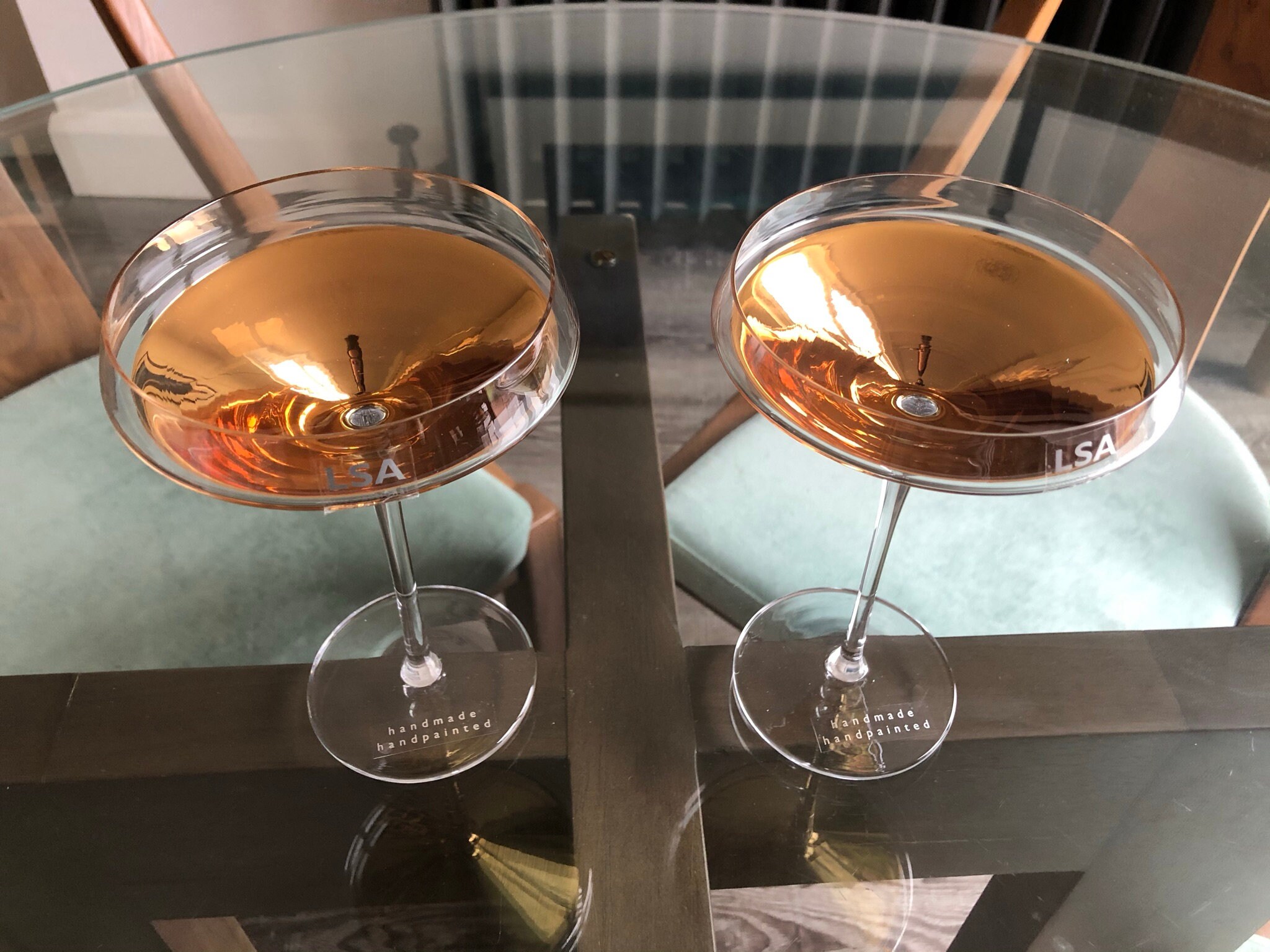 LSA Gold Space Champagne Saucers Etsy