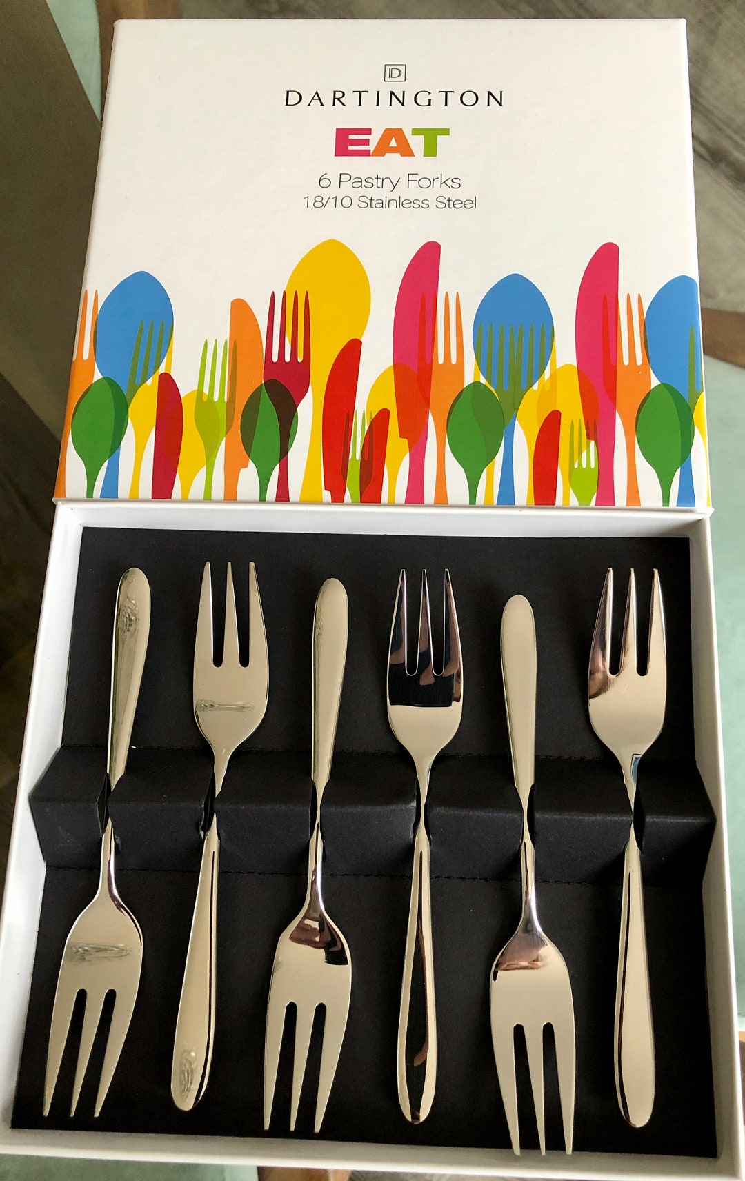 Dartington EAT Pastry/dessert Forks Etsy
