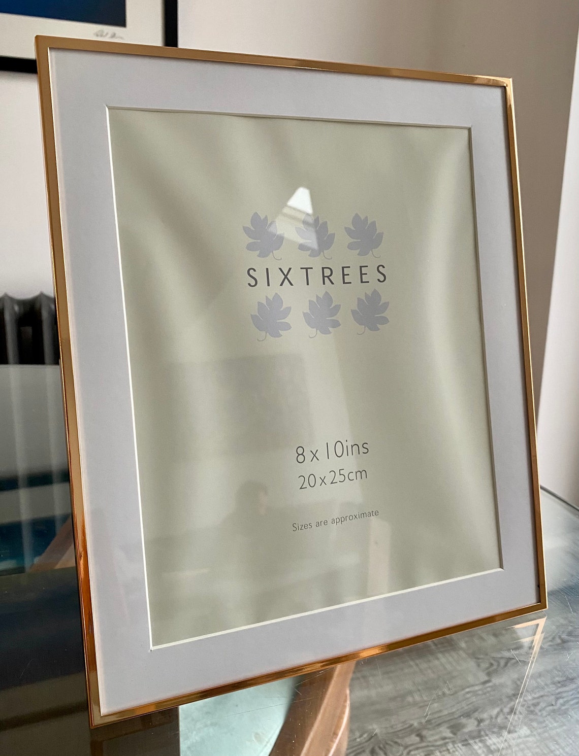 Sixtrees Rose Gold Photo Frame With Aperture 8x10 Etsy UK