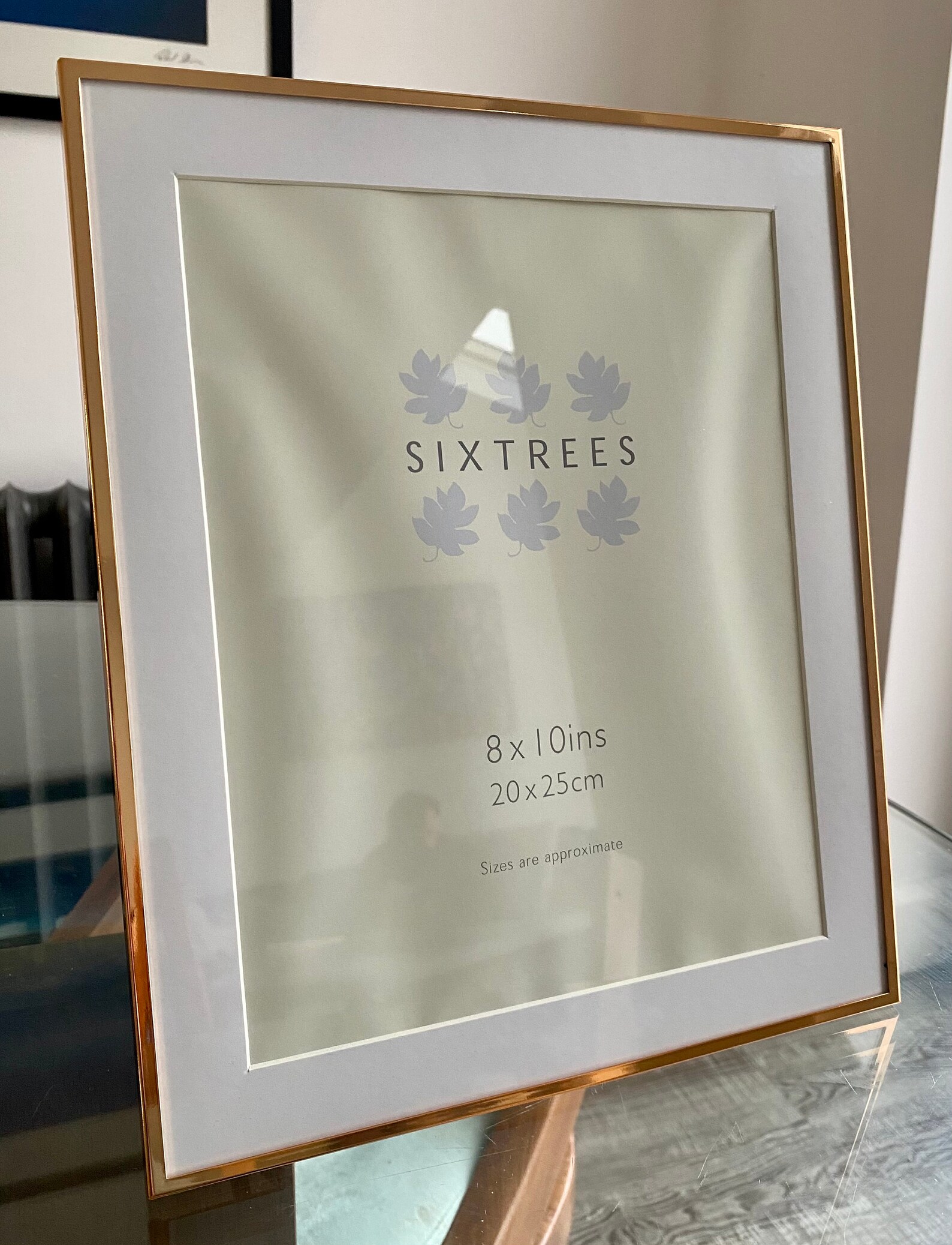 Sixtrees Rose Gold Photo Frame With Aperture 8x10 Etsy UK