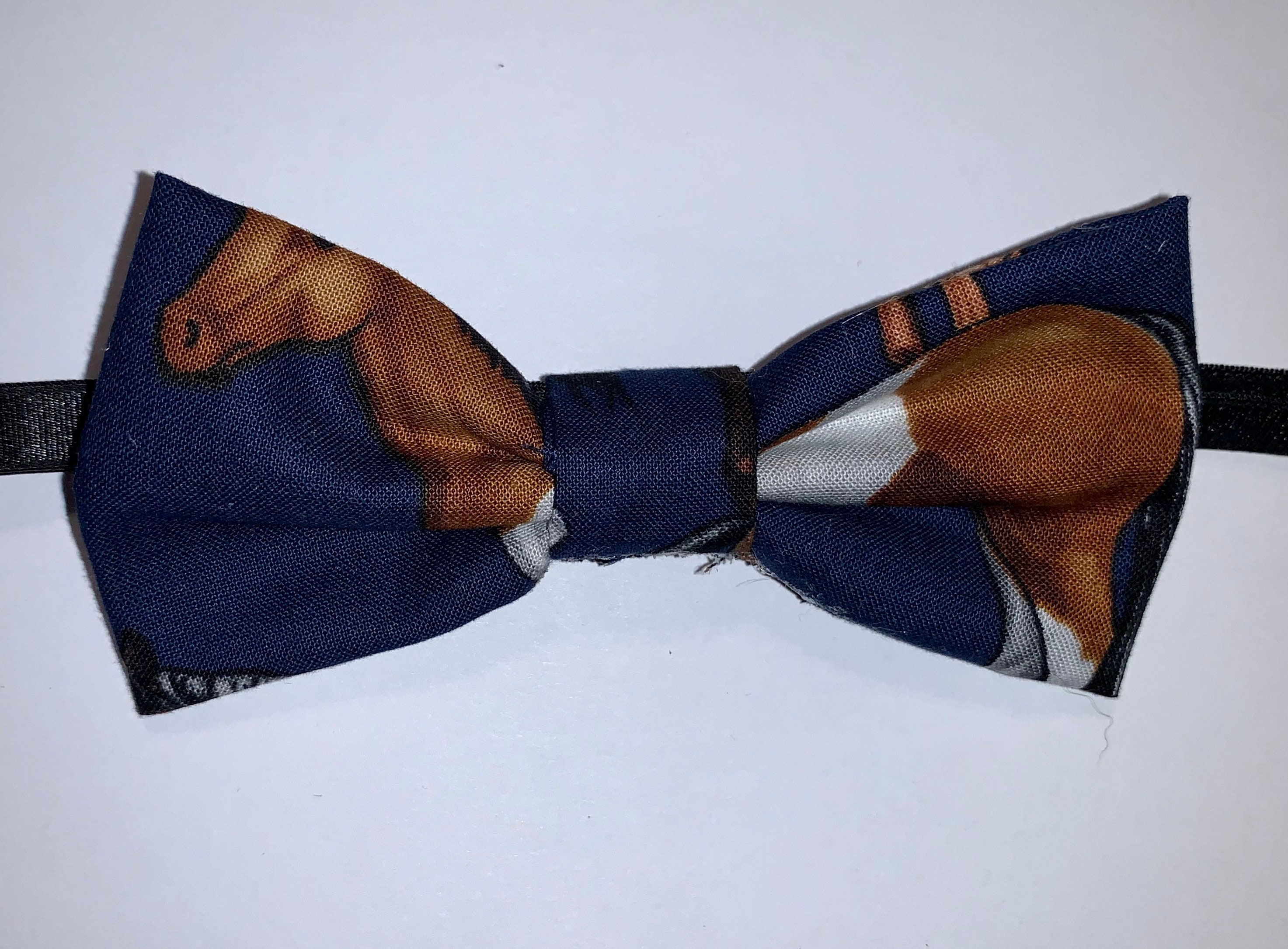 Handmade Navy Blue Horse Bow Tie Cowboy Bow Tie Etsy