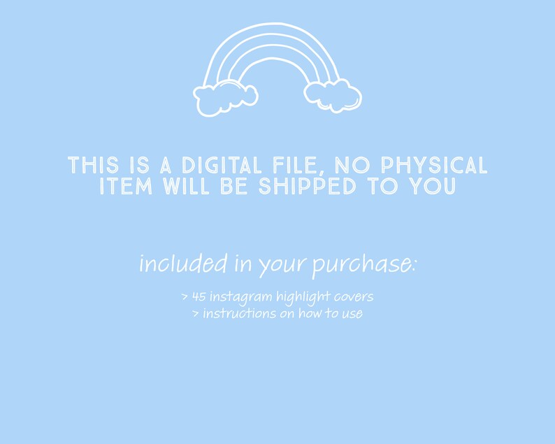 Pastel Blue Instagram Highlight Covers, Boho Minimalist Story Icons