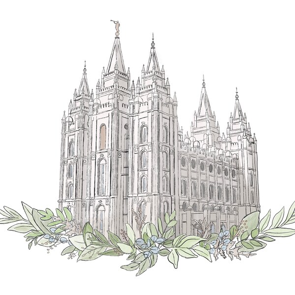 Salt Lake Temple - Etsy