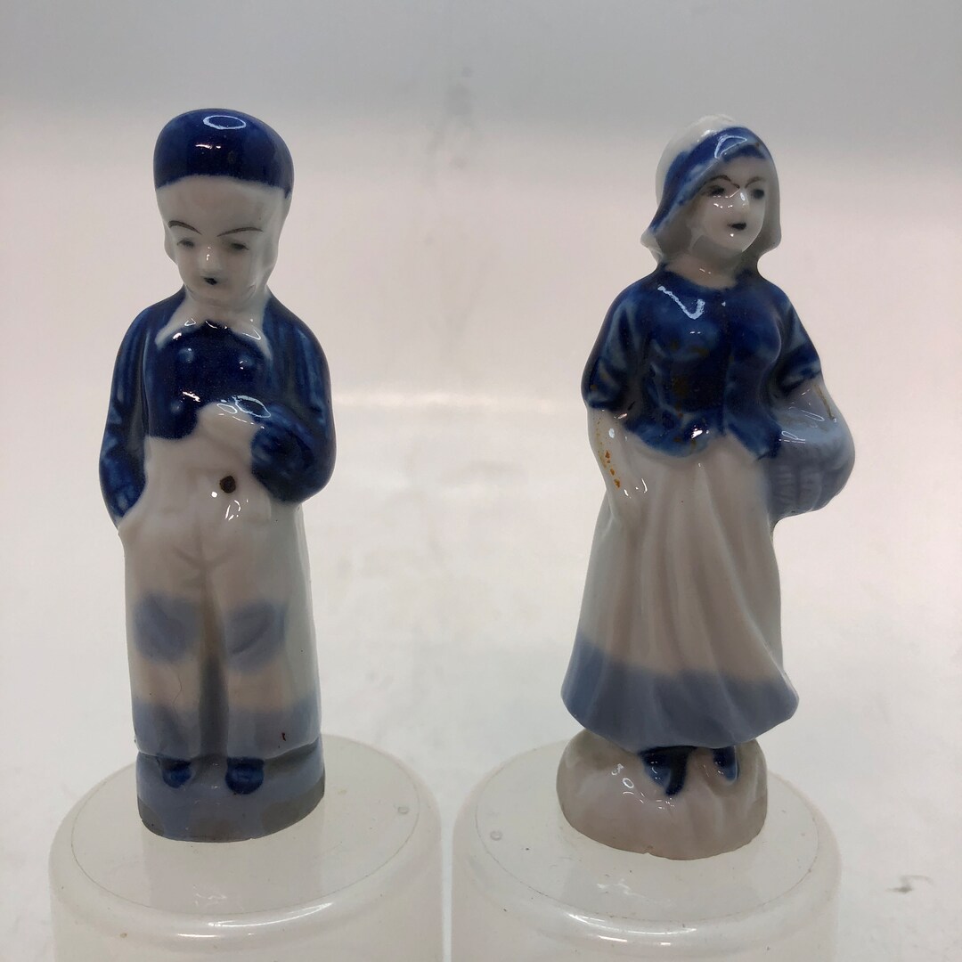 Vintage Dutch Boy and Girl Ceramic Figurines, Japan - Etsy