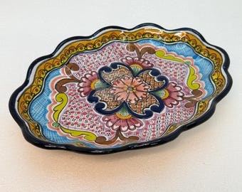 Vintage Mexican Talavera Platter