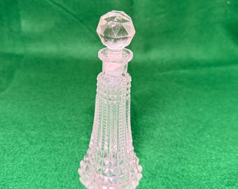 Vintage Crystal Glass Perfume Bottle
