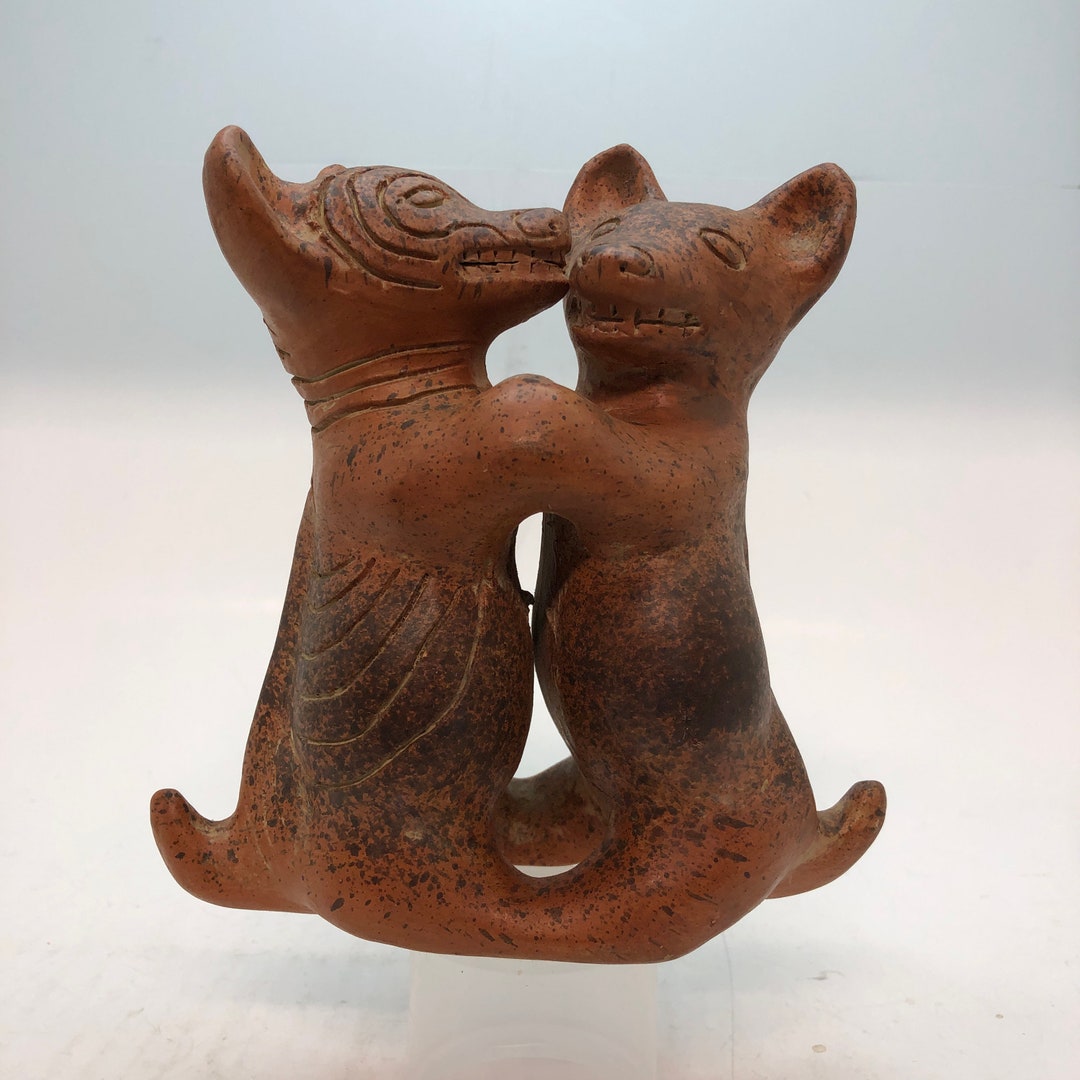 Vintage Mexican Colima Folk Art Dogs, Hand Made - Etsy