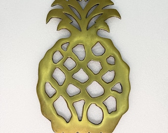 Vintage Brass Pineapple Trivet