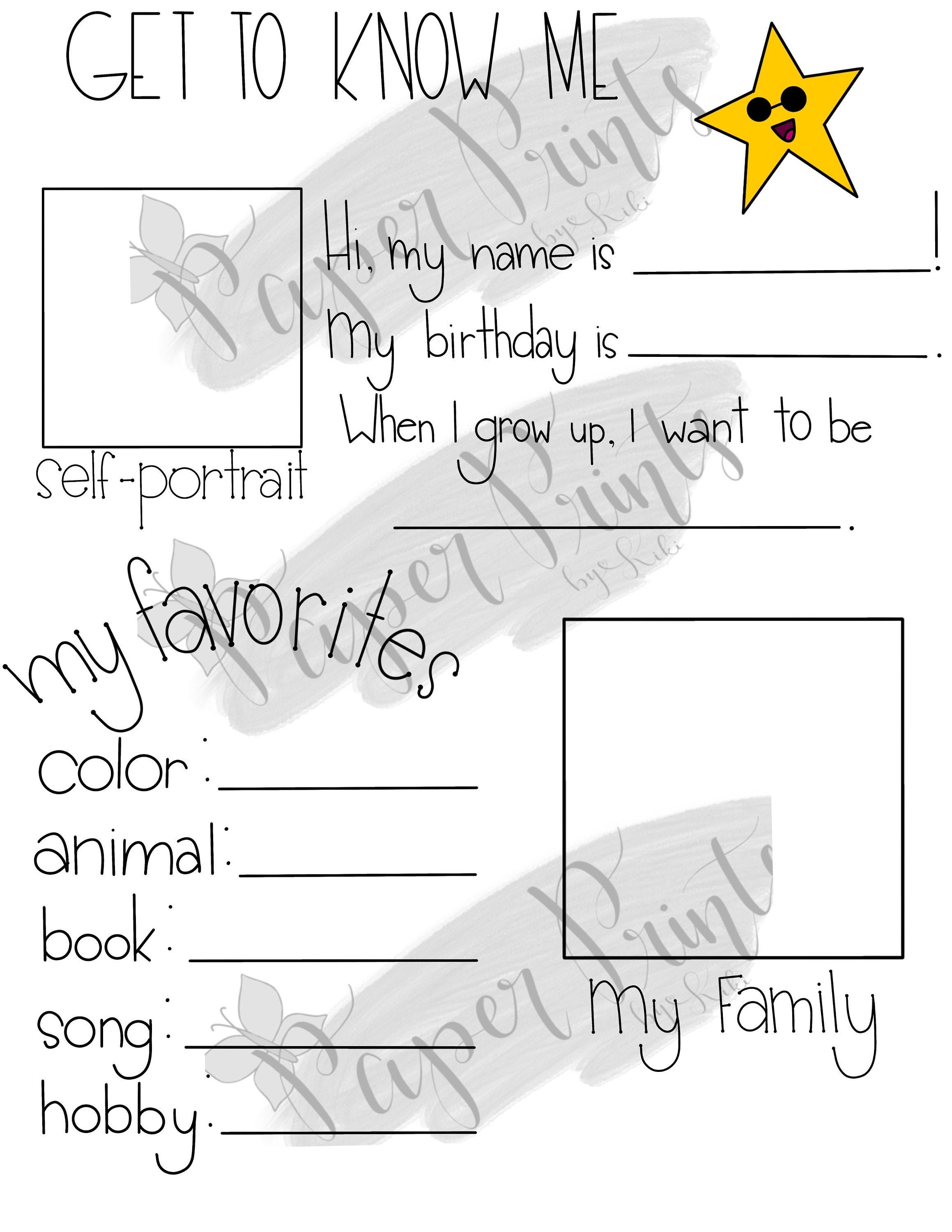 get-to-know-me-student-information-worksheet-download-now-etsy
