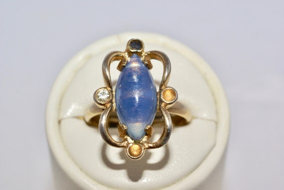 Adjustable Jade Fun Ring - image 2